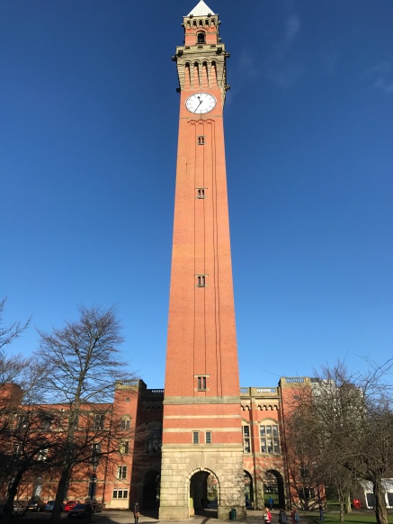 Old Joe, the clock tower on campus.